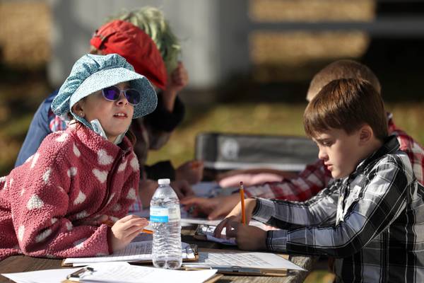 Sycamore students step back in time at historic North Grove schoolhouse