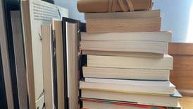 Road trip with a book at the Bertolet Memorial Library in Leaf River