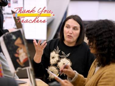 St. Charles art teacher blossomed in D303, now sowing seeds of next generation