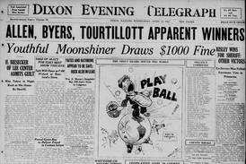 Historical covers for April 12: Youthful Moonshiner Draws $1,000 Fine