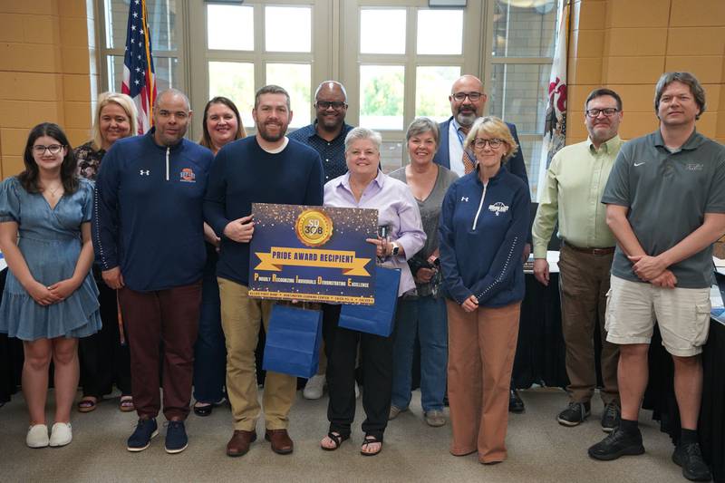 The Oswego Community Unit School District 308 Board of Education recognized the May Teachers of the Month at the Board meeting on Monday.