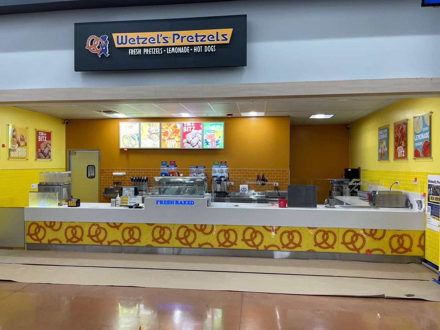 Wetzel’s Pretzels, known for fresh, hand-rolled pretzels, is opening its ninth bakery inside the Romeoville Walmart.