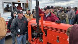 Adeline man donates sale proceeds from restored antique tractor back to Forreston FFA