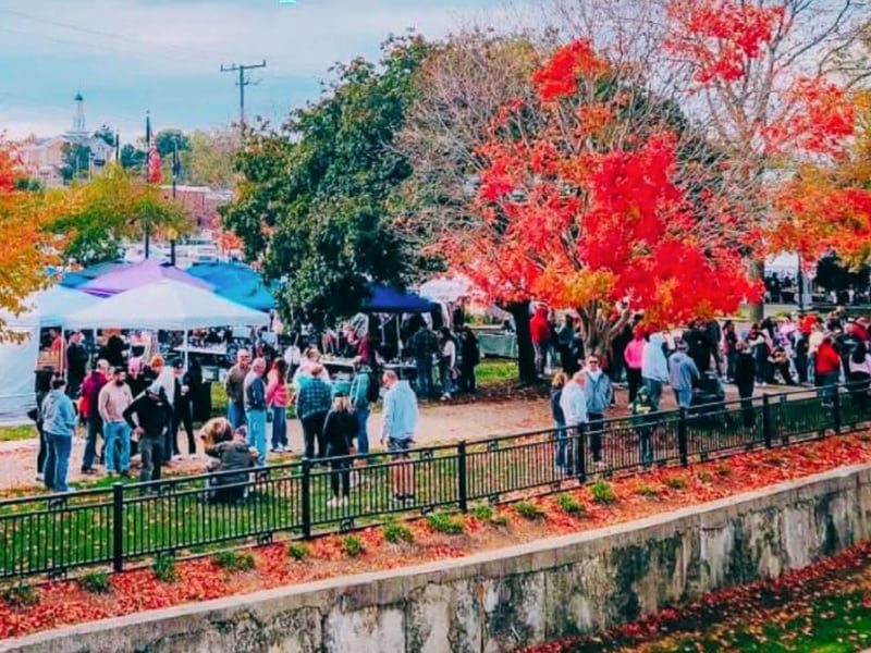 The "April Makers Market" is a two-day downtown event in Yorkville celebrating local small businesses and artisan crafters.