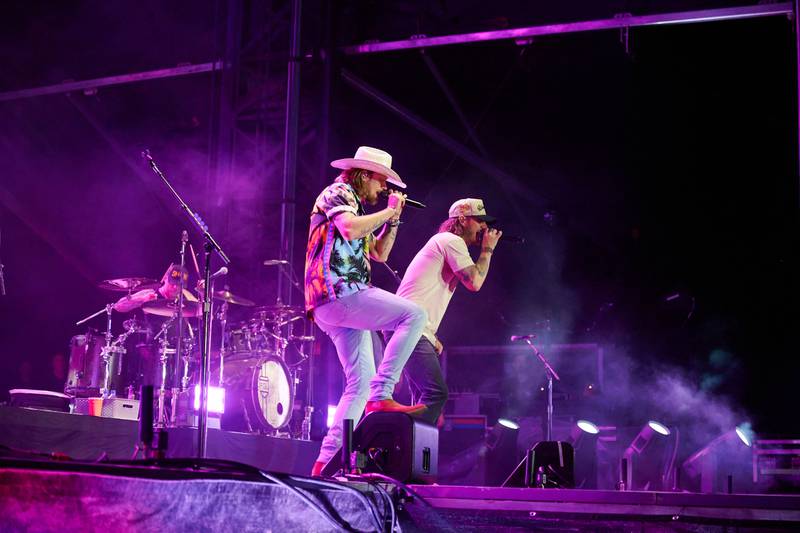 Woodstock hosted the Grammy-nominated duo Florida Georgia Line on Saturday Aug. 13, 2022, capping off $3 million in prizes from T-Mobile.