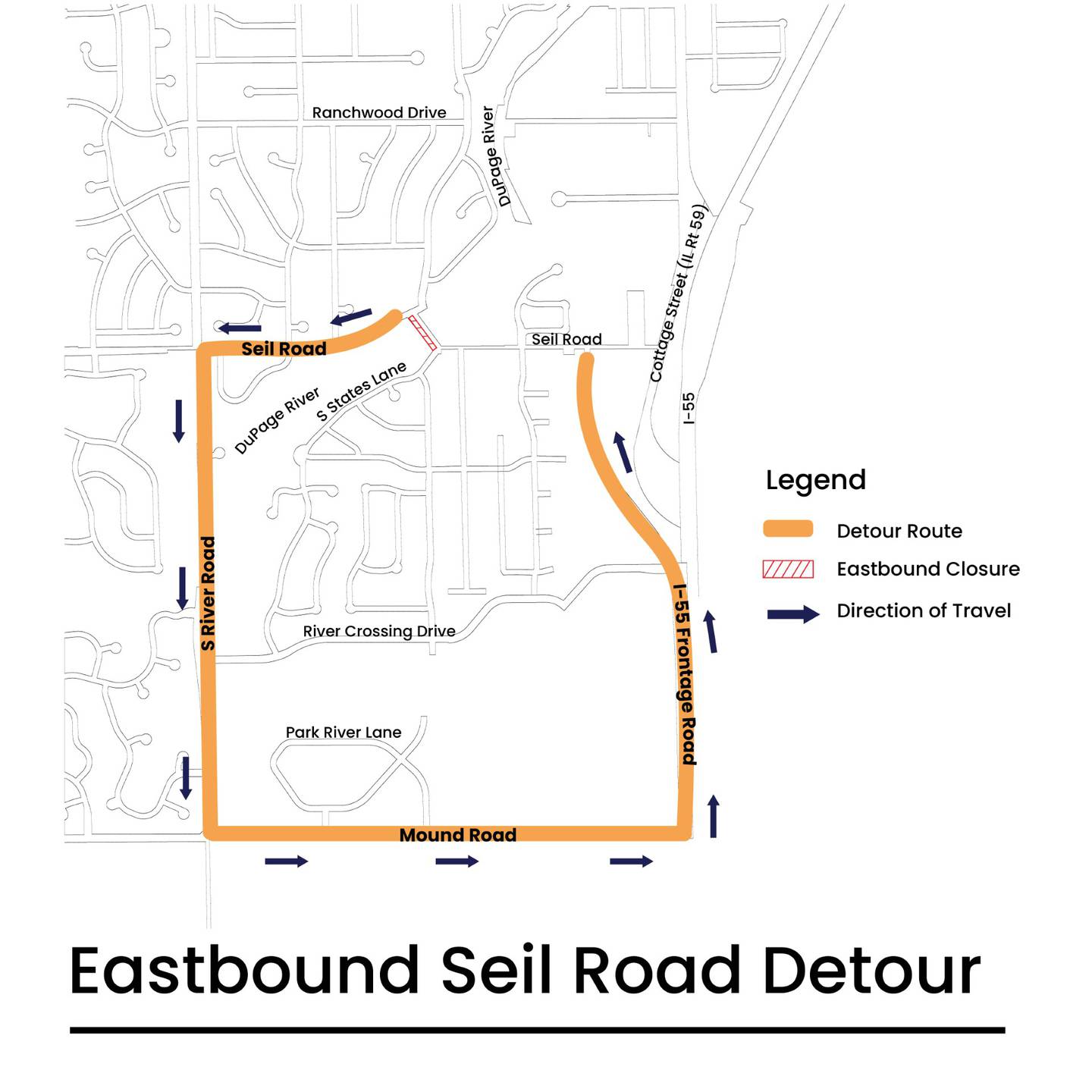 Except for residents, motorists should avoid the Seil Road Bridge in Shorewood and use suggested detours.