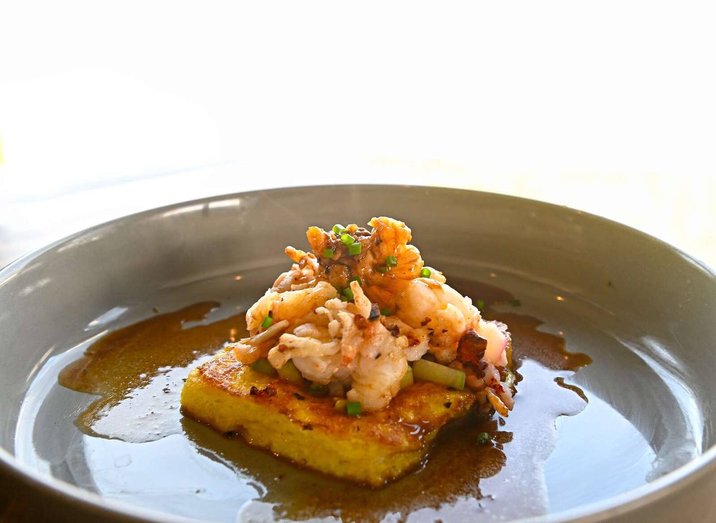 Poached lobster on brioche French toast was one of the dishes co-owner Phil Costello created for a recent themed dining experience at The Side Lot in Wauconda.