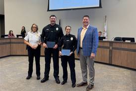 Morris Police officers Markusic, Bordner and Pena earn AAIM awards
