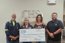Local Ag in the Classroom program accepts donation from CHS Rochelle