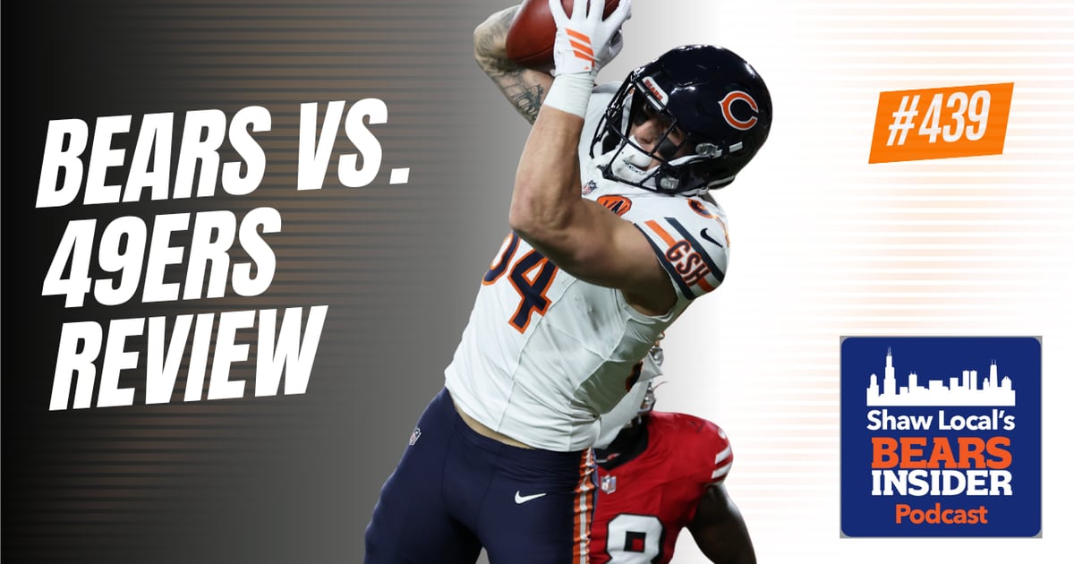 Bears Insider Podcast Episode 439: Chicago Bears fall one play short against San Francisco 49ers