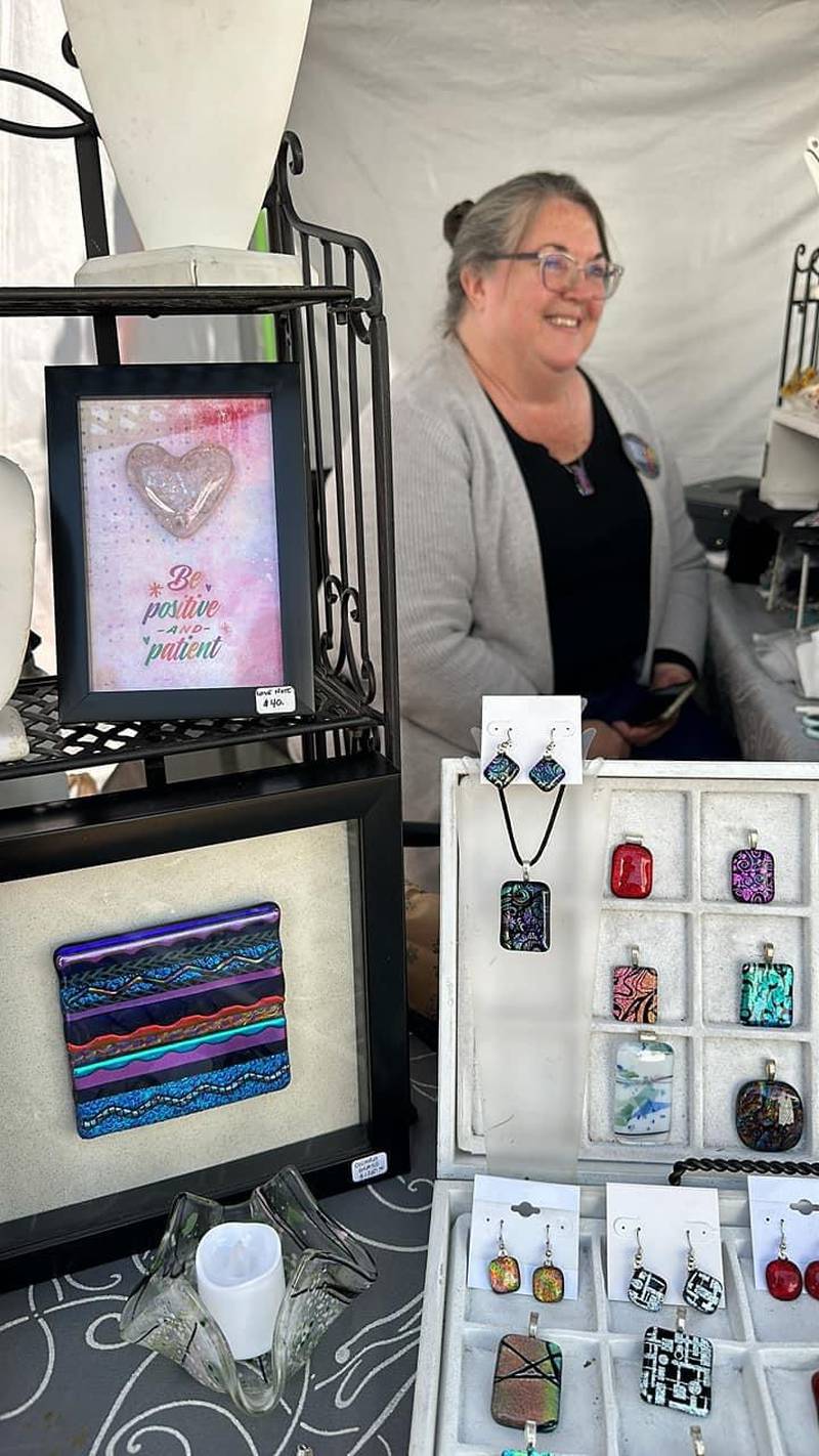 Carol Musial was chosen as the winner of the Charles Kested Best of Show Award at the Grand Detour Arts Festival.