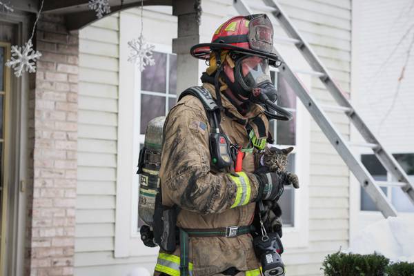 3 pets rescued, cat missing and house left uninhabitable after fire in Huntley