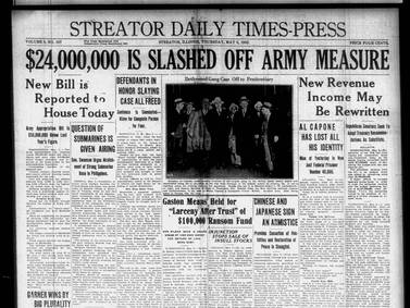 From Al Capone to Congressional Costs: Historical covers for May 5