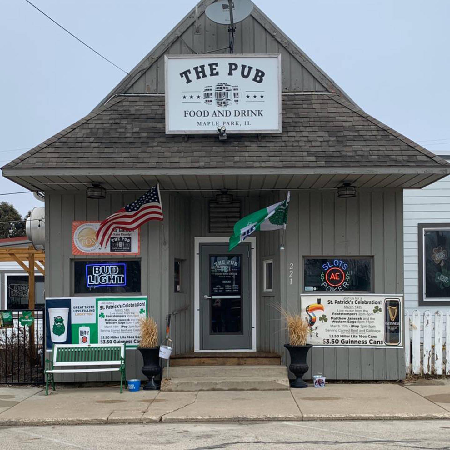 The Pub in Maple Park serves one of the finest burgers in Kane County. (The Pub in Maple Park via Facebook)