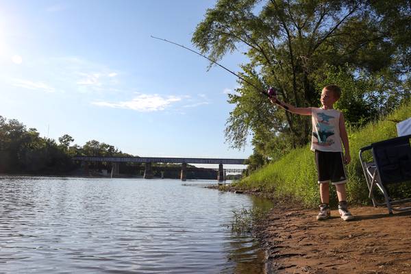 Mother-son team enjoy fishing as annual derby continues