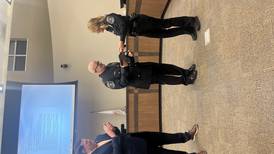 Officer Scott Evans named Morris Police Officer of the Year