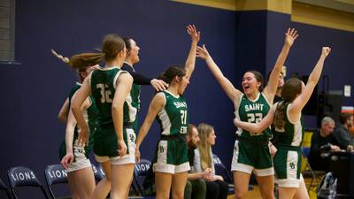 Photos: St. Bede vs Ida Crown girls basketball in the Class 1A Supersectional 