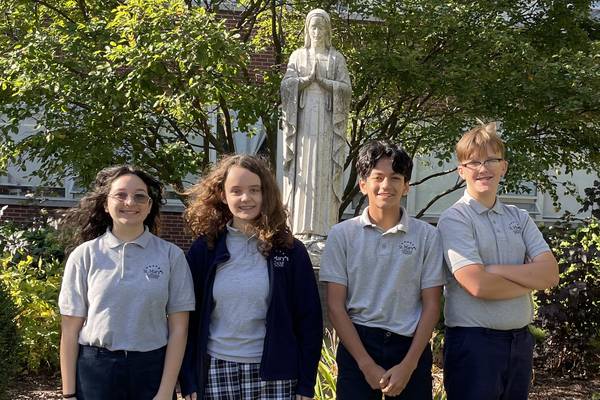 St. Mary’s in Sycamore names 2025-2026 student council officers