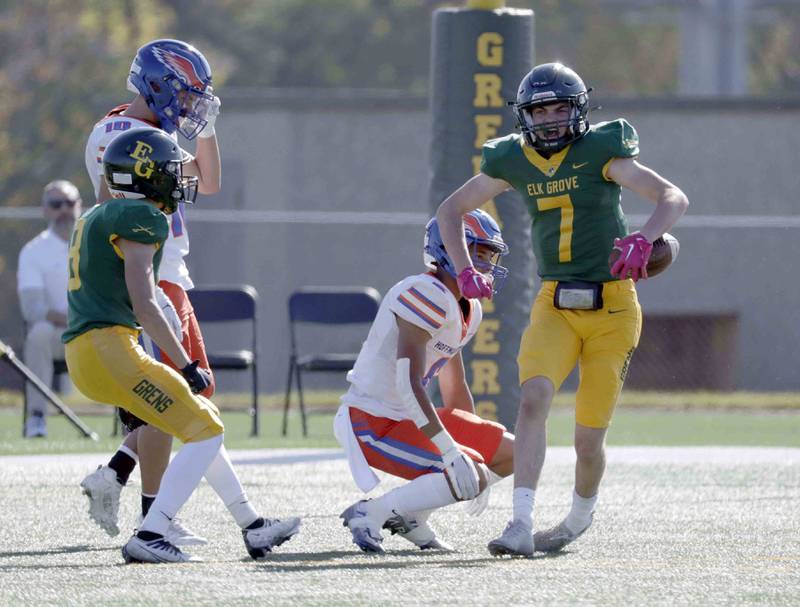 Elk Grove’s Lucas Rogers, 7, Saturday October 29, 2022 in Elk Grove Village.