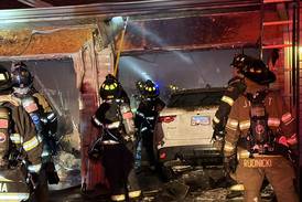 Fire causes heavy damage to Joliet residential garage
