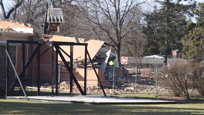 Photos: Crystal Lake's Academy Building before, during and after demolition