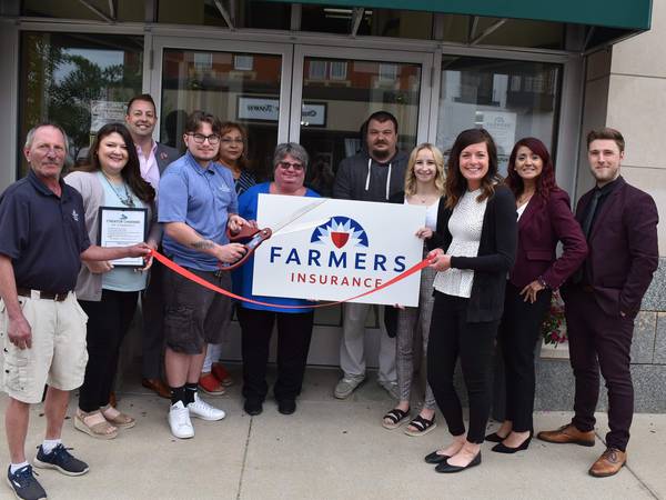 Streator Chamber welcomes Hayden Barichello Farmers Insurance