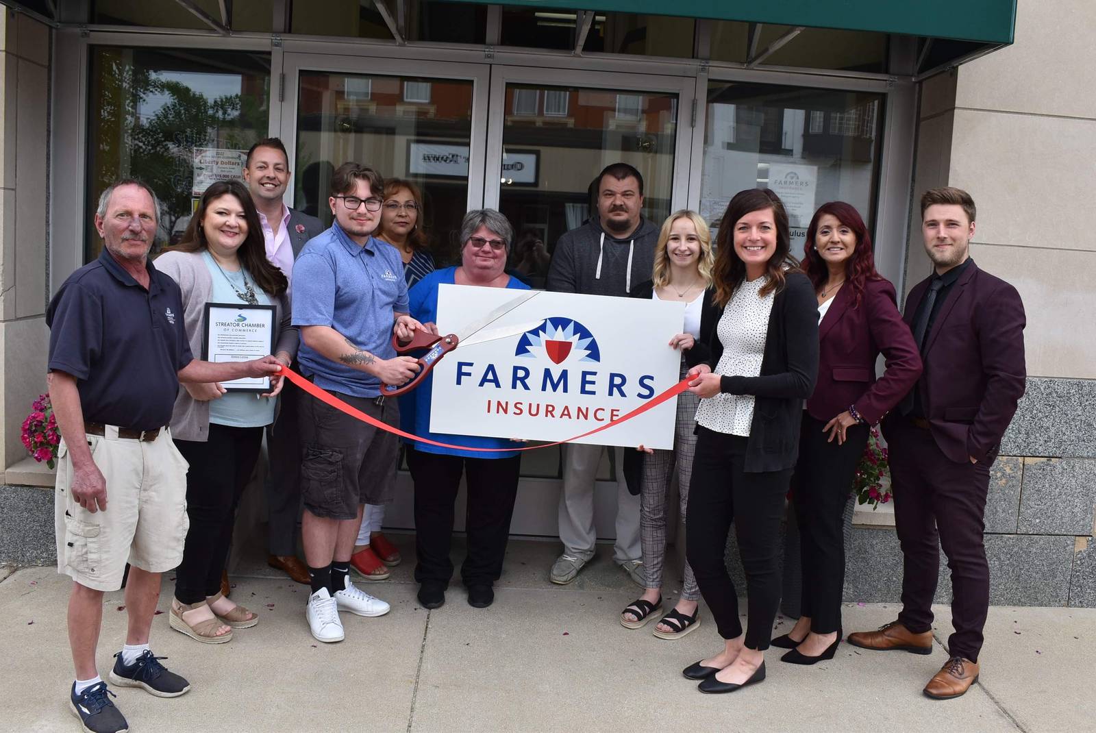 Streator Chamber Hayden Barichello Farmers Insurance Shaw Local