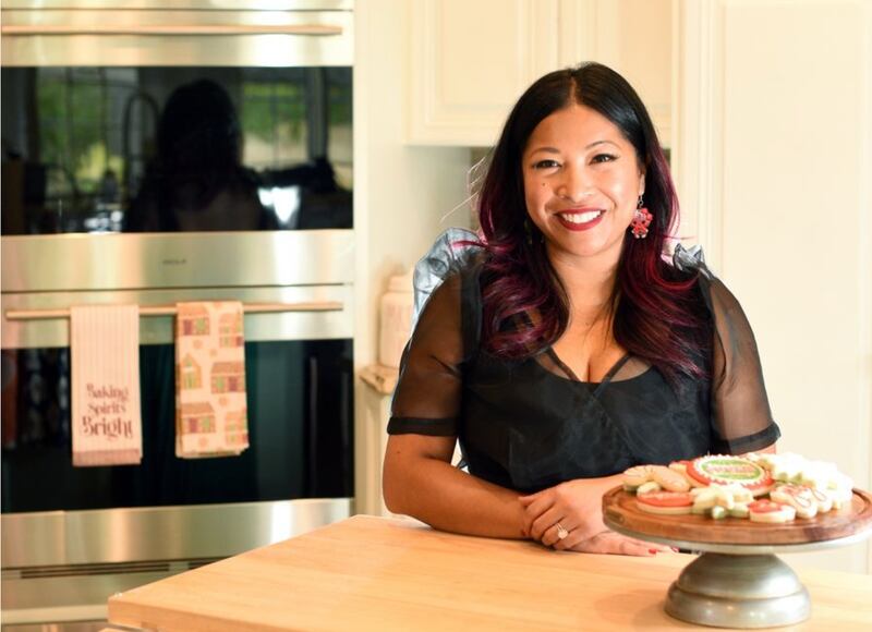 Batavia resident Priscilla Sarmiento-Gupana will be competing for the second time on Food Network's "Christmas Cookie Challenge" on Thursday, Nov. 9. She's a pediatrician by day and hobbyist baker by night who has a sizable Instagram following, and has made numerous cookies for celebrity events, including the "Ted Lasso" wrap party. Rick West | Staff Photographer