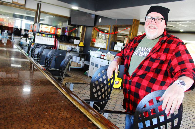 Scott Miller, aka "Papa Chubby," started in the food service business four decades ago as a teenager washing dishes at Barrister's in Mount Carroll – and now he owns his own restaurant and has a nickname, inspired by his grandchildren. "They said, 'Call it Papa Chubby's,'" Miller said. "My wife said, 'Papa Chubby's just has a ring to it.' I thought, 'Well, we have a place in town called Poopy's,' and it stuck – and I'm 'Papa Chubby' now. I have customers come in and go, 'There's Papa.' The name's crazy, but it works."