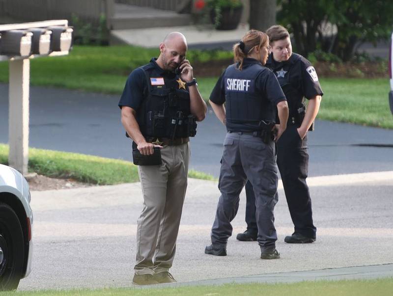 McHenry County sheriff's office investigates a shooting the morning of Wednesday, Aug. 9, 2023, near Crystal Lake on the 5800 block of Wild Plum Road.
