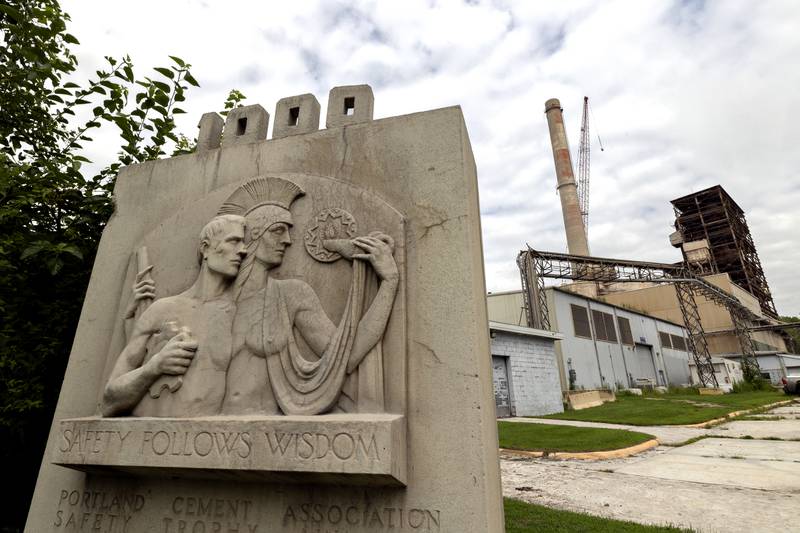 The cement plant opened in 1914, having several owners over the years. The latest owner is Votorantim Cimentos of Brazil.