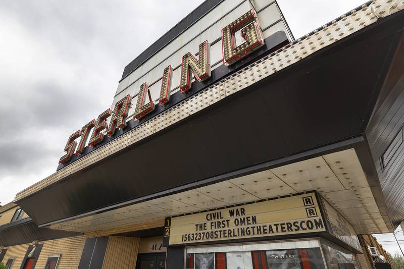 The downtown Sterling Theater, which since Feb. 7, 2022, has been granted $456,000 in ARPA funding to repair the roof, improve lighting and replace the seats, among other aid and improvements.