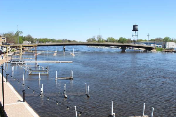 Road closures along Fox River after crest; more rain possible Monday 
