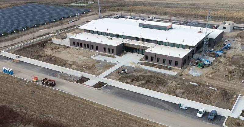 The new, 37,000-square-foot Regional Operations and Communications facility in Libertyville is on track to open in 2025.