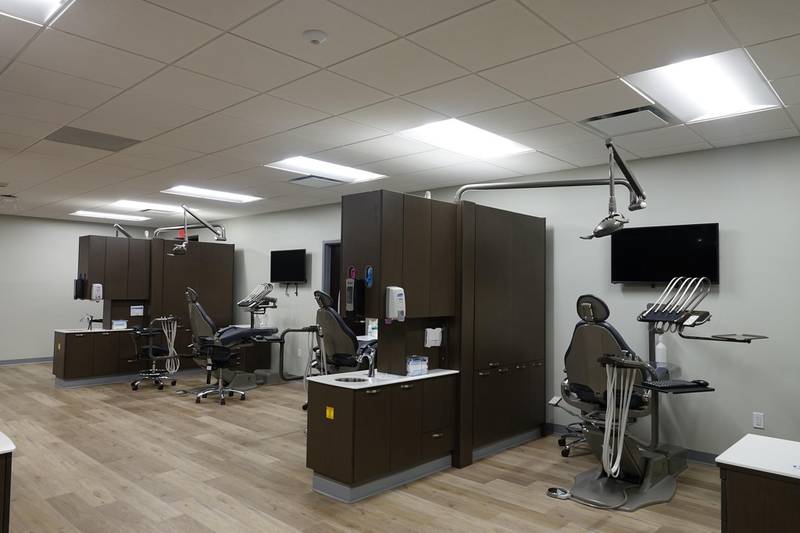 Illinois Valley Community College's new Dental Health Center has eight “operatories” in the clinic and a 16-station lab. The dental program is now accepting reservations for dental clinics beginning in January.