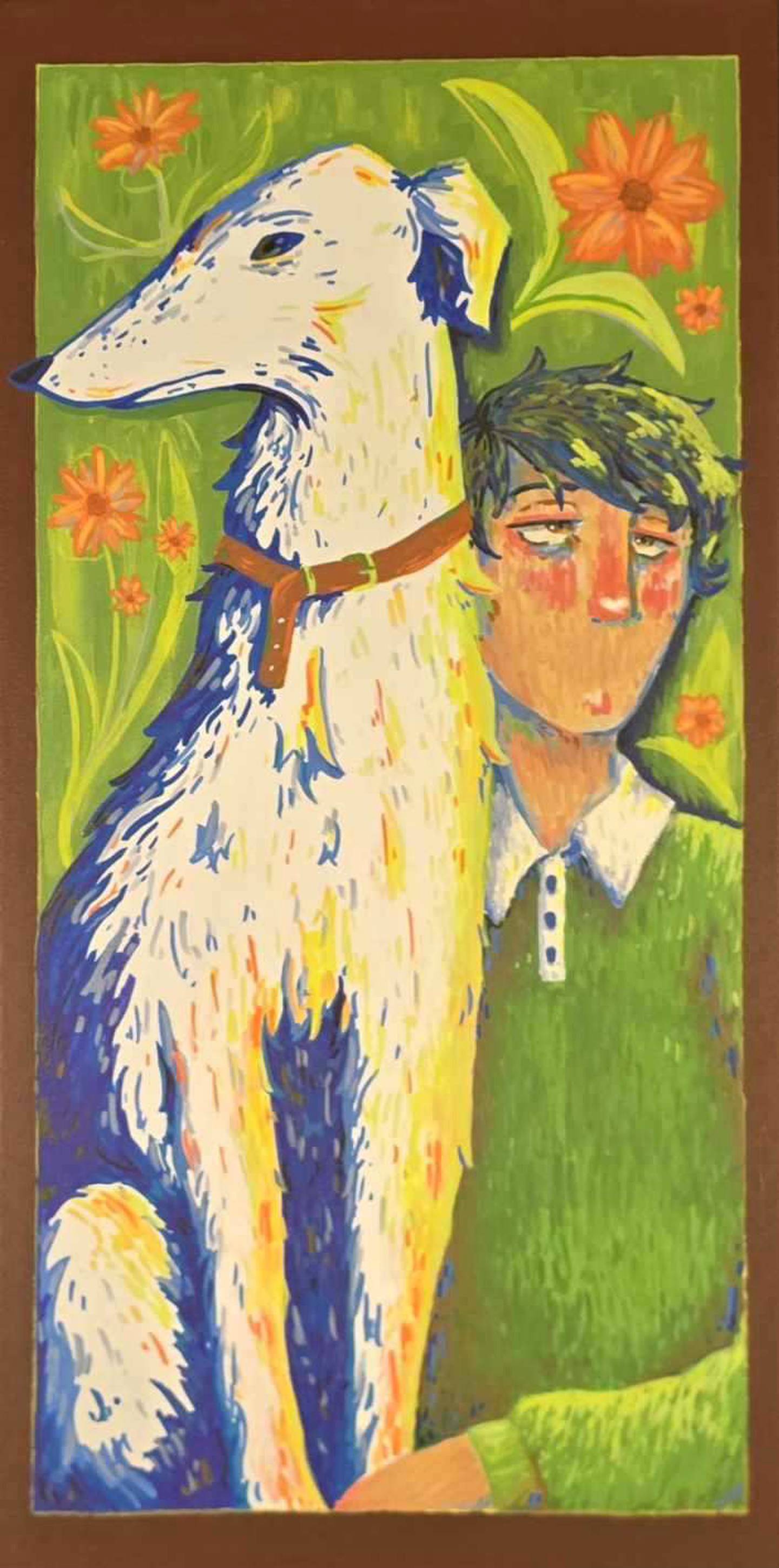 One of the art pieces Central High School senior Hazel Anders, 17, of Hampshire, entered for this year's Illinois High School Art Exhibition. Five institutions offered her $372,000 in scholarships based on her art submissions.