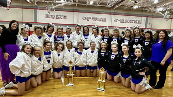 Rochelle High School competition cheer team places 1st in Rockford