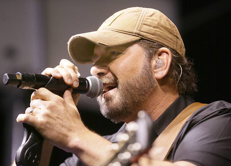 Country Music star Rodney Atkins performs at the Marshall-Putnam Fair on Thursday, July 14, 2022 in Henry. Atkins shared the stage with opening acts Brushville and Cody Calkins. The fairs demolition derby is Friday and the PPl Tractor Pull is Saturday. The fair wraps up on Sunday.