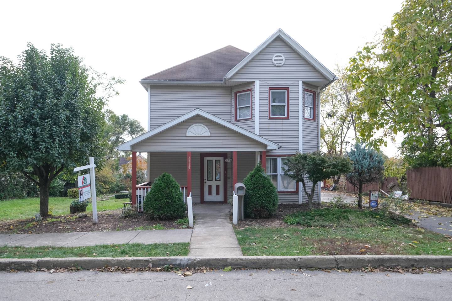 The house located at 1018 E. Jackson St. in Joliet was the sight of a mass shooting on Oct. 31 at a Halloween Party that left 2 dead and 9 injured, 1 critically. Wednesday, Nov. 3, 2021.