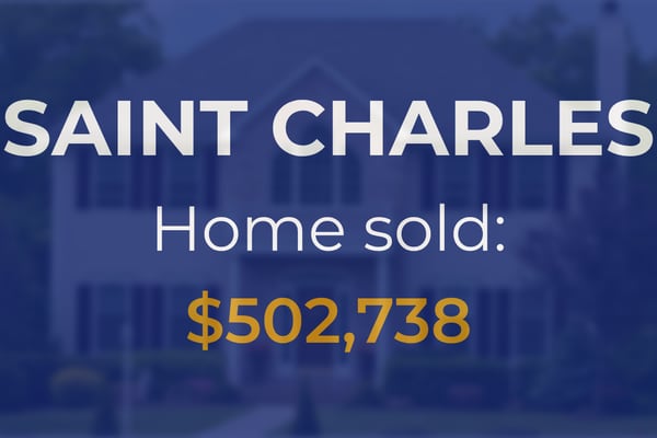 Single-family home sells in St. Charles for $502,738