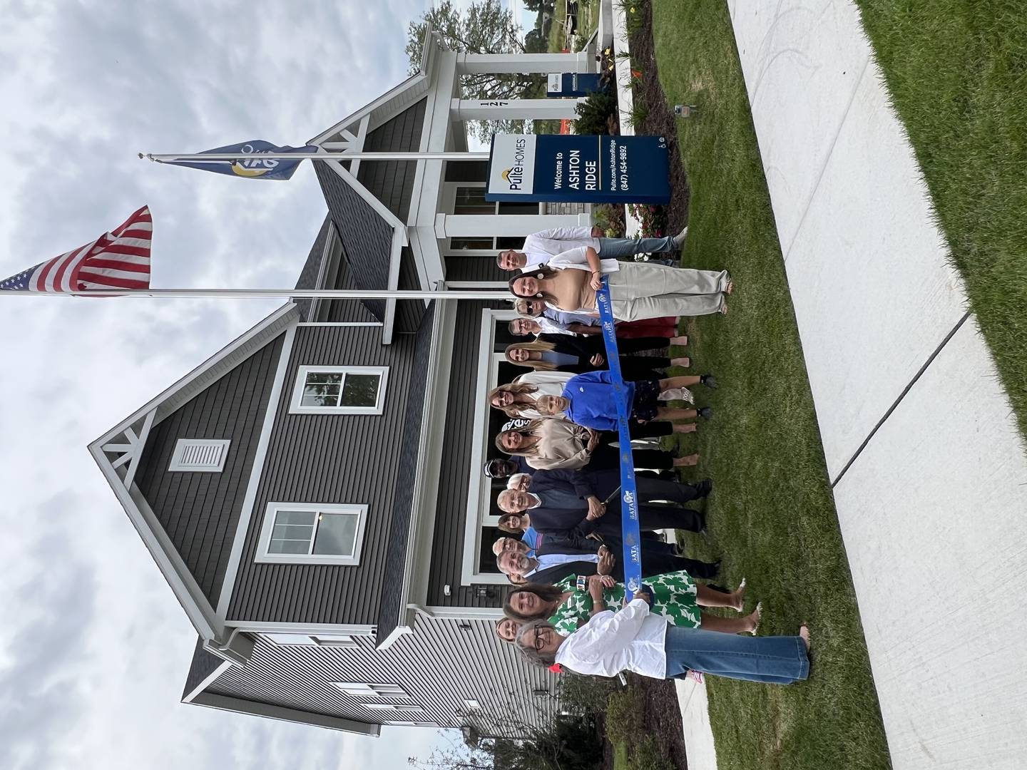 The Batavia Chamber of Commerce, city of Batavia officials and others celebrated Pulte Homes new Ashton Ridge subdivision with a ribbon cutting on Aug. 27, 2025.