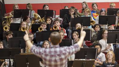 Amboy Junior High pep band hits all the right notes 