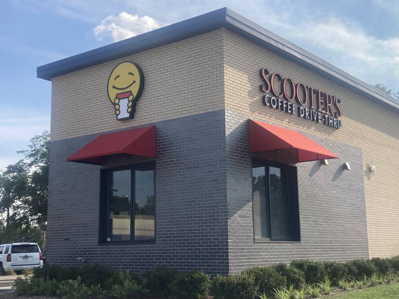 The new Scooter's Coffee Drive-Thru is nearing completion in Lockport Plaza at the intersection of 9th Street and 7th Street. 
Wednesday, June 2, 2025.
