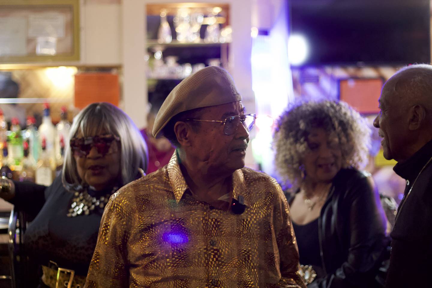 Lionel Norris, the owner of Terrace Inn Lounge, during his farewell party on Dec. 30, 2025.