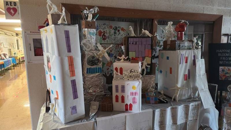 Here are a few examples of the Art Expression projects from this year that were displayed at the BEST Art Show in May.