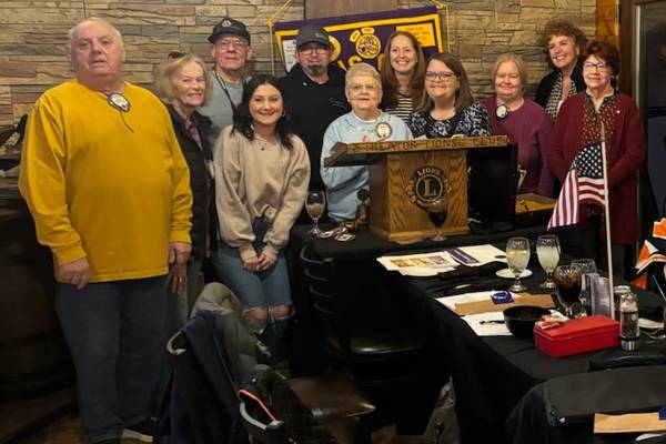 Streator Lions Club inducts new members