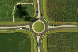 Oswego officials expect spring start on Wolf’s Crossing, Harvey Road roundabout as planning proceeds on second roundabout