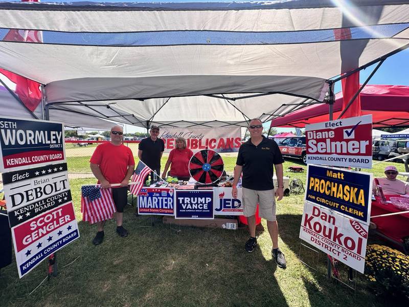 Kendall County Republicans were at Yorkville Hometown Days on Aug. 30, 31 and Sept. 1, 2024.