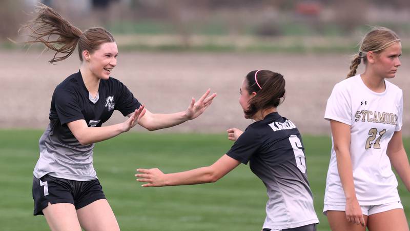 Olivia Davis’ hat trick leads Kaneland past Sycamore