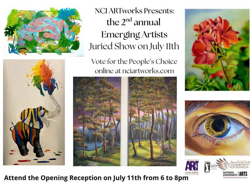 NCI ARTworks to announce the exhibit winners Friday, July 11
